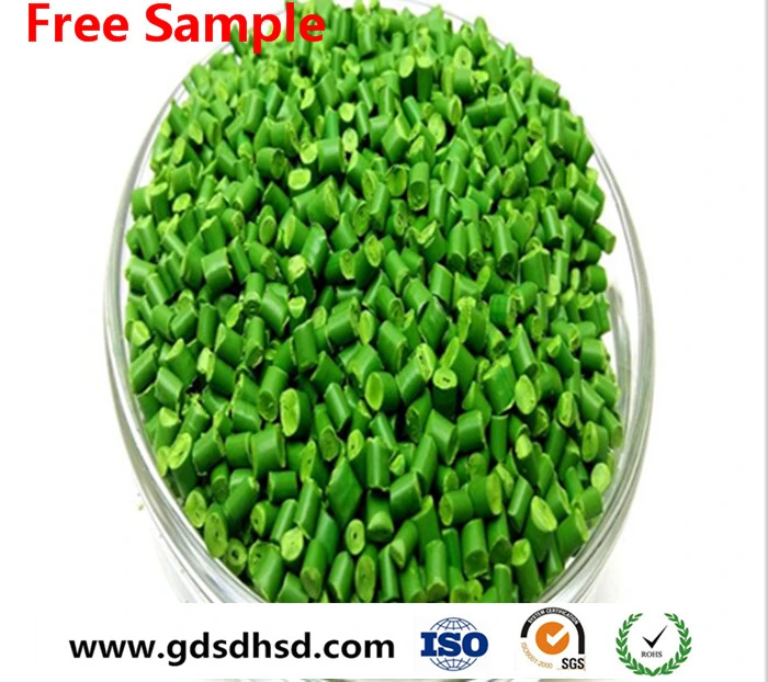 ABS Food Grade Plastic Material Green Color Masterbatch