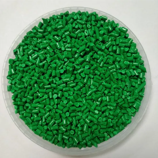 Mélange maître de couleur verte avec de faibles prix des granulés pour animaux de compagnie